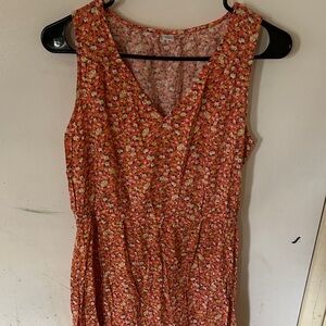 Old Navy Floral Sleeveless Dress